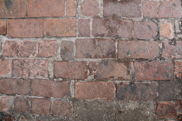 texture di mattoni rossi