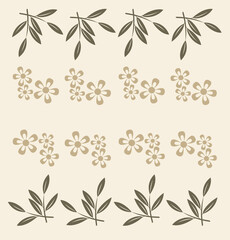 seamless pattern with flowers