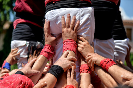 Pinya of Castellers (human towers)