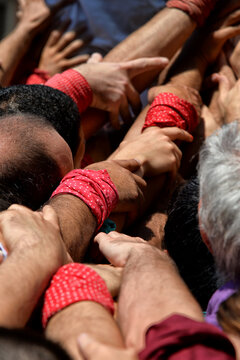 Pinya of Castellers