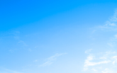 blue sky with beautiful natural white clouds	
