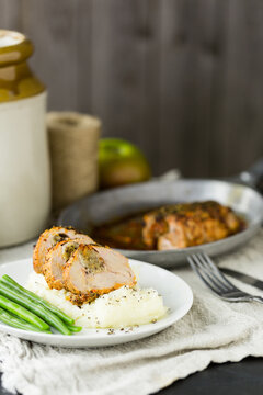 Pork tenderloin cooked