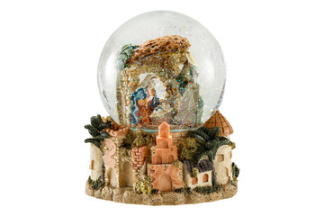 Winter snow ball and christmas time 