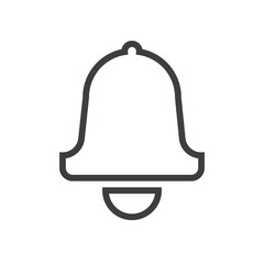 bell icon on white background. EPS10 Vector