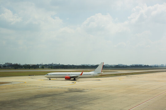 Airplane on a Runway