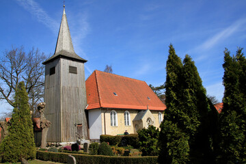 Fototapeta na wymiar Die Seemannskirche in Arnis in Schleswig-Holstein, Deutschland, Europa 