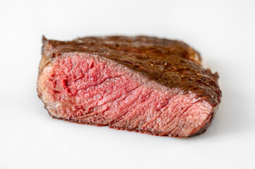 Steak rib eye: cross section