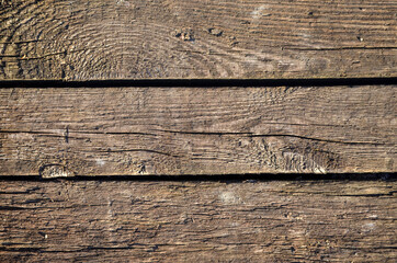 wooden boards background top view closeup