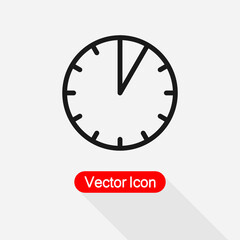 5 Minutes Icon Vector Illustration Eps10