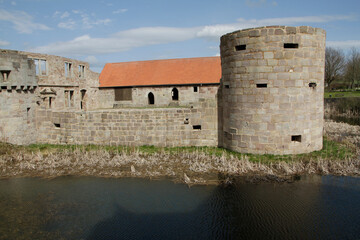 Die Wasserburg in Friedewald. Hessen, Deutschland, Europa