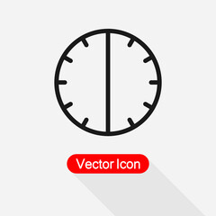 30 Minutes Icon Vector Illustration Eps10