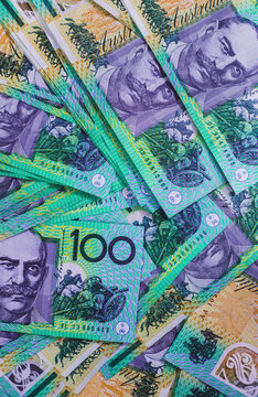 Couple of thousands of Australian dollars background/pattern