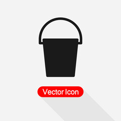 Bucket Icon Vector Illustration Eps10