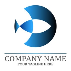 blue fish logo