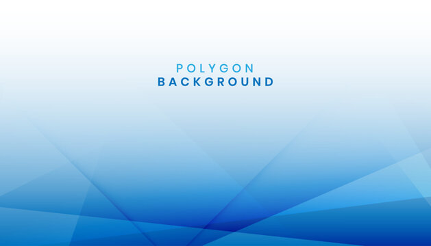 abstract modern blue polygon shape background