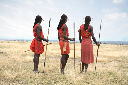 Maasai Tribesmen. Kenya.