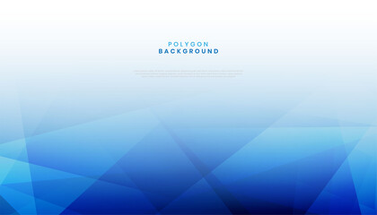 Obraz premium abstract modern blue polygon shape background