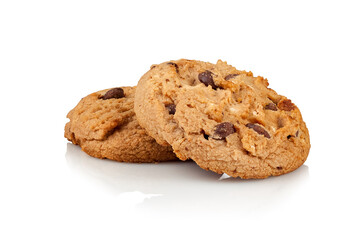 Cookies with hazelnuts and chocolate pieces