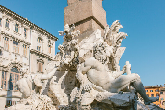 Fountain of Piazza Navona in Rome