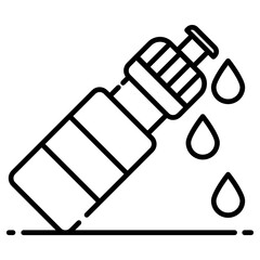 
vector design of water bottle icon.
