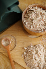 Kacang telur or Peanut eggs are an Indonesian traditional snack, the basic ingredients of which consist of peanuts, flour, eggs and sugar, taste sweet and savory