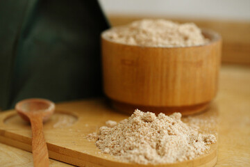 Kacang telur or Peanut eggs are an Indonesian traditional snack, the basic ingredients of which consist of peanuts, flour, eggs and sugar, taste sweet and savory