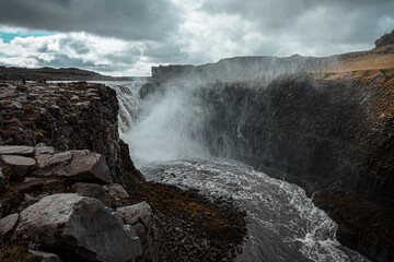 Icelandic waterfall