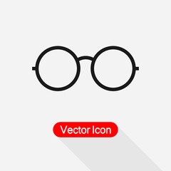 Glasses Icon, Eyeglasses Icon Vector Illustration Eps 10