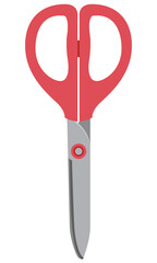 イラスト素材　はさみ　ハサミ　刃物　鉄　事務用品　工作　学校　ベクター