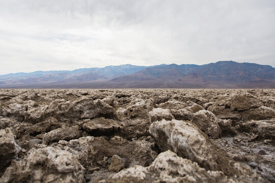 Death Valley salt formations