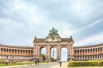 Obraz premium Parc Cinquantenaire – Jubelpark in Brussels