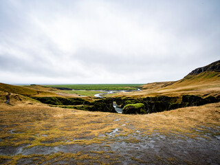 A river in the winter