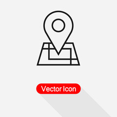 Location Icon ,Map Icon Vector Illustration Eps10