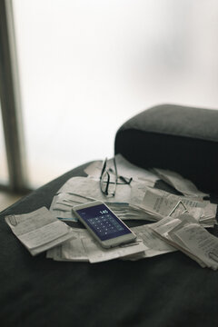 Mobile phone uses. Calculator.