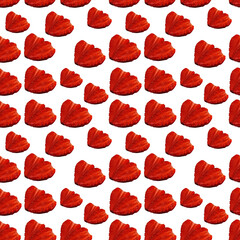 Pattern of strawberry slices