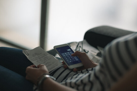 Mobile phone uses. Calculator.
