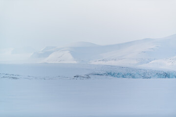 Konigsbergbreen glacier head on Svalbard, Spitsbergen
Winter scenery of Spitsbergen, Svalbard - 375859631