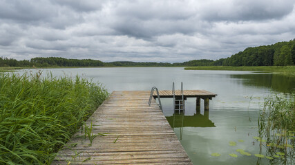 Naklejka premium Jezioro