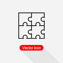 Puzzle Icon Vector Illustration Eps10