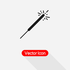 Sparkler Icon Vector Illustration Eps10