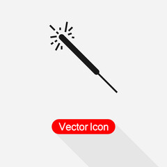  Sparkler Icon Vector Illustration Eps10