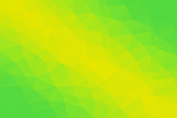 Fototapeta na wymiar Lime Green & Yellow Abstract Low Poly Gradient Polygonal Background Vector Illustration