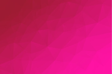 Beautiful Pink Abstract Low Poly Geometric Gradient Polygonal Background Vector Illustration