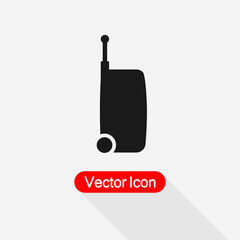 Suitcase Icon Vector Illustration Eps10