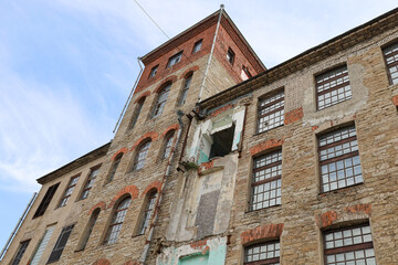 The old Kreenholm Textile Factory in Narva, Estonia, a good place for urbex