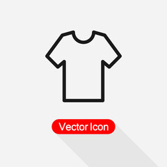 T-shirt Icon Vector Illustration Eps10