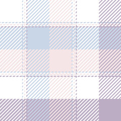 Plaid or tartan vector is background or texture in many color of graphic design