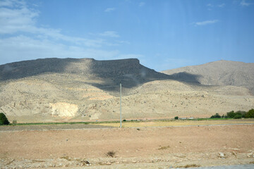 Landscapes on the way to Persepolis, Iran