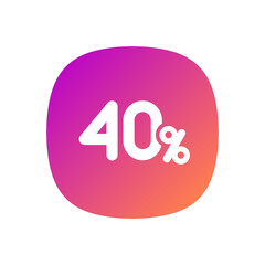 40% - App