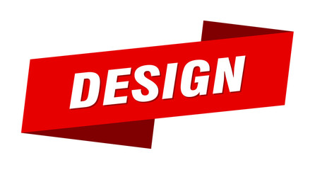design banner template. ribbon label sign. sticker